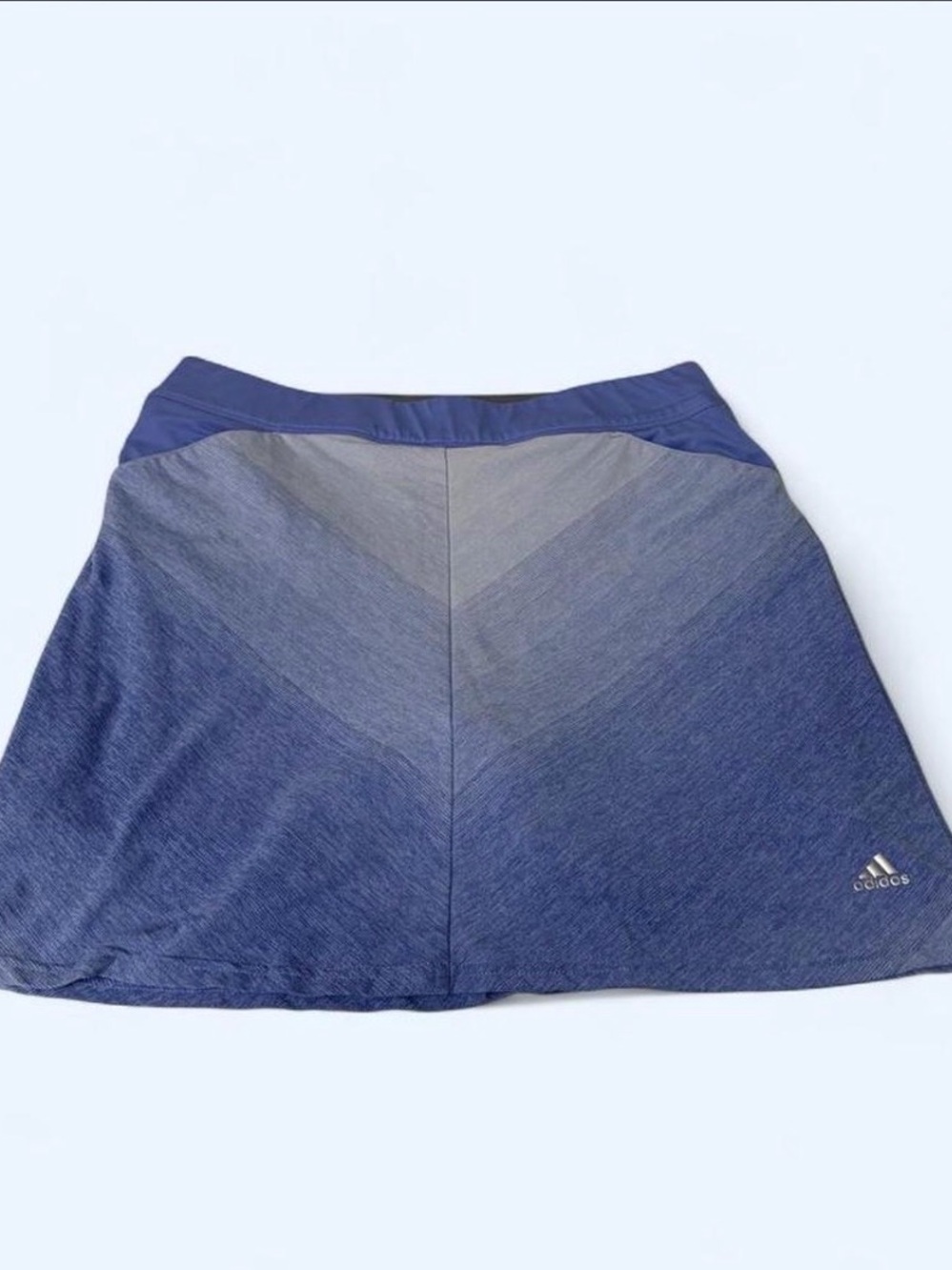 ADIDAS Rangewear Skort Blue Chevron Golf Skirt